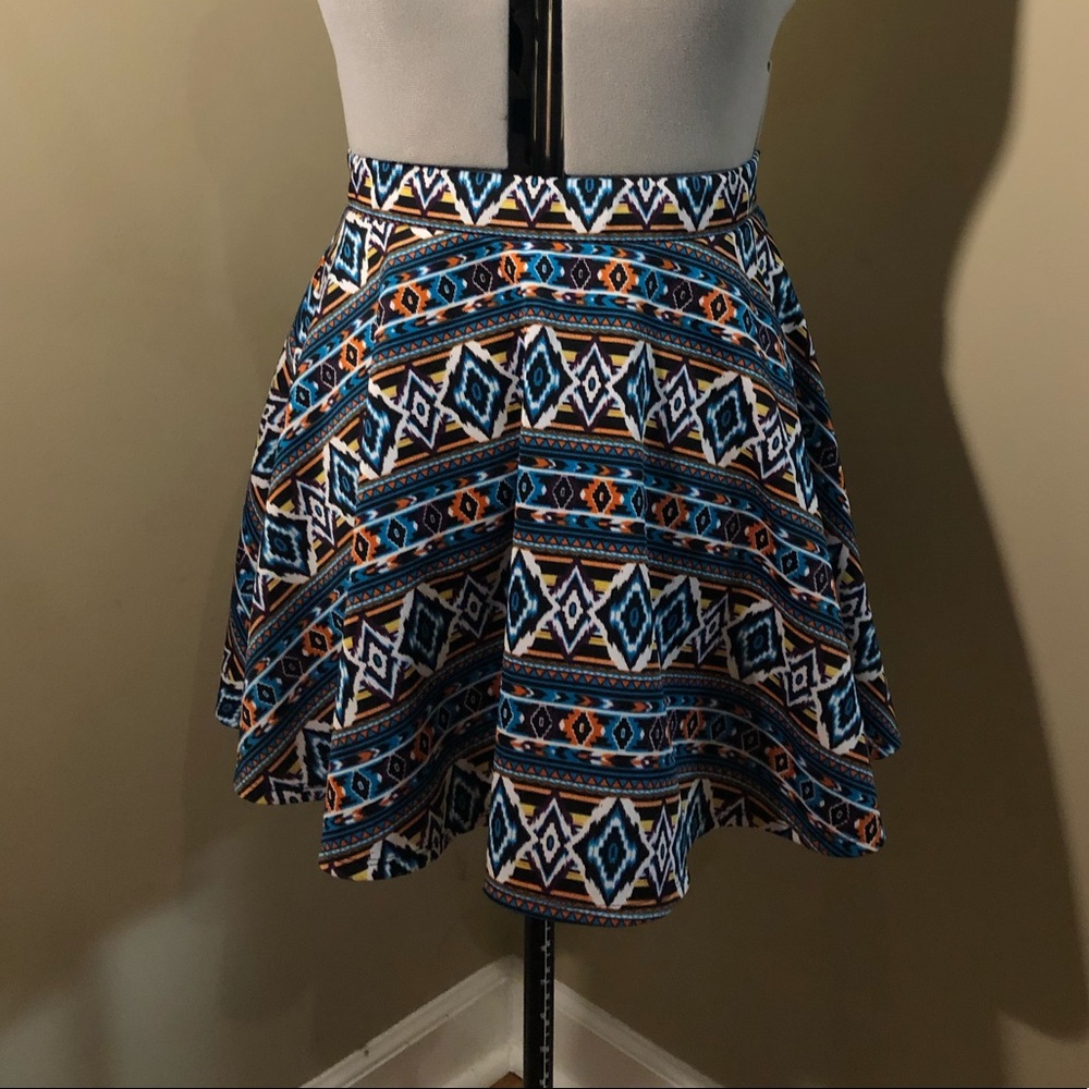 Brightly Patterned Skirt